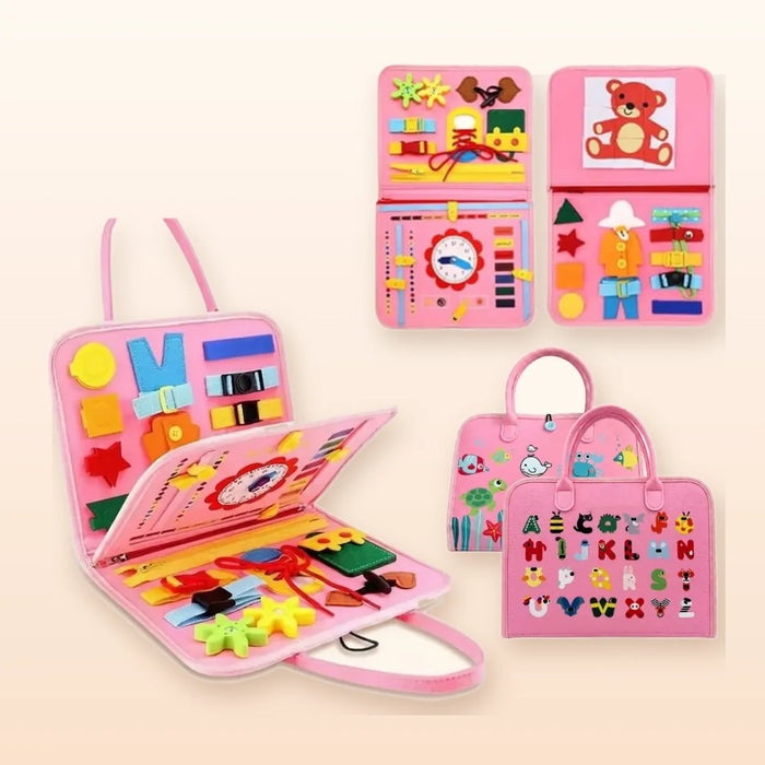 Tablero Montessori Jueguita rosa