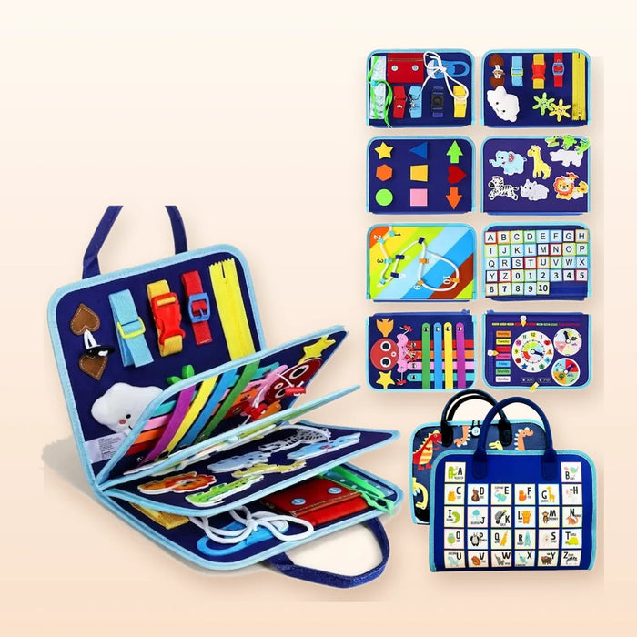 Tablero Montessori Jueguita azul Plus