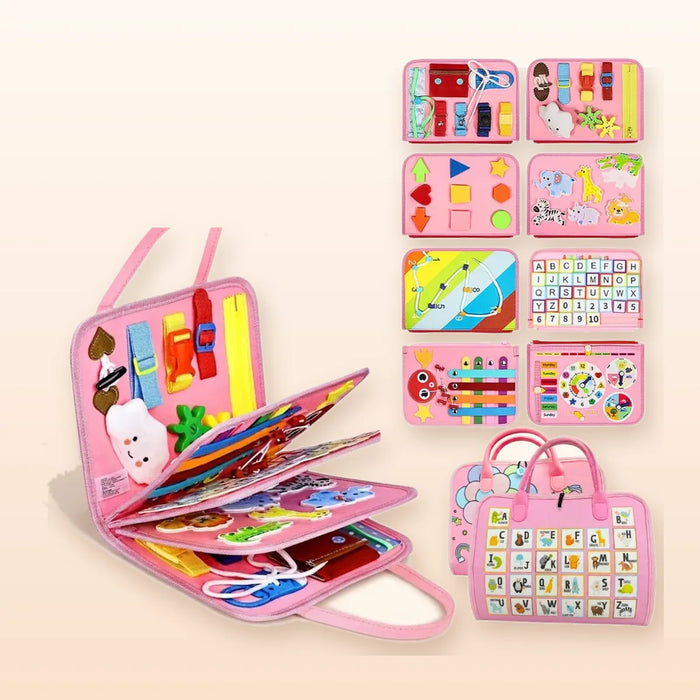Tablero Montessori Jueguita rosa Plus